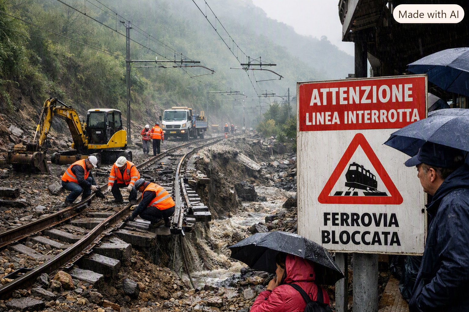 Interruzione ferroviaria Consumatori Italiani Ets Calabria copertina